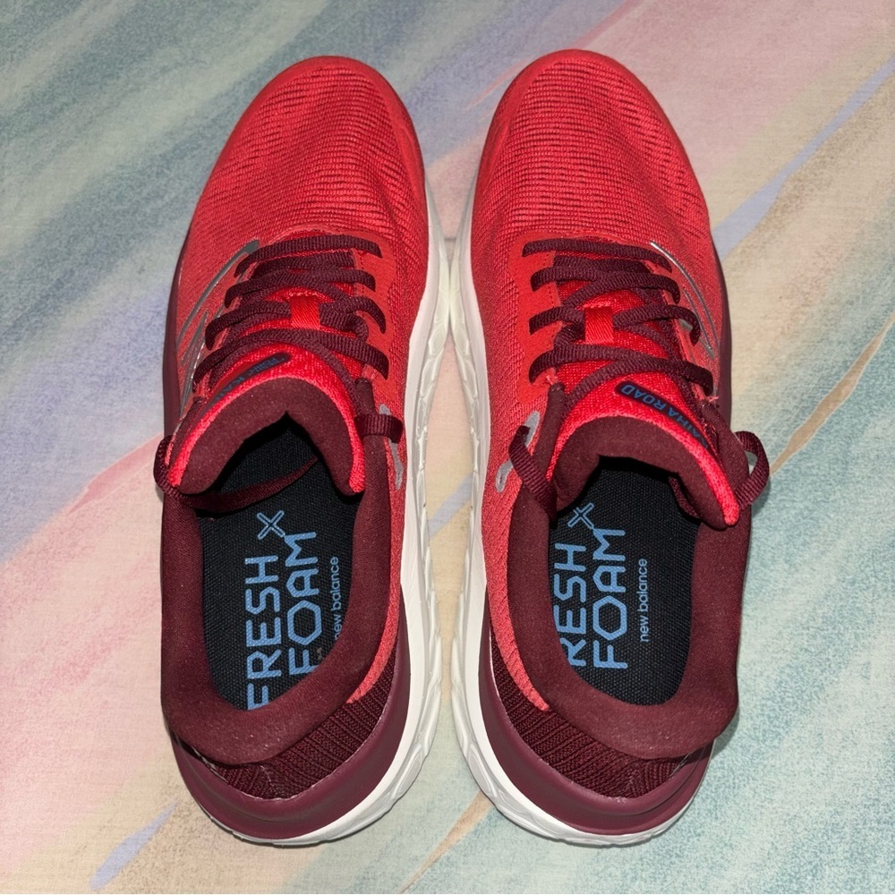 New Balance Shoes Mens size 10 Fresh Foam x Kaiha Road Red White Chunky Road - Picture 7 of 9